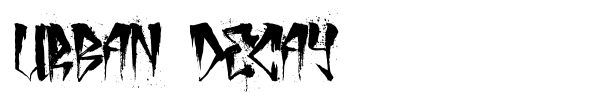 Urban Decay font preview